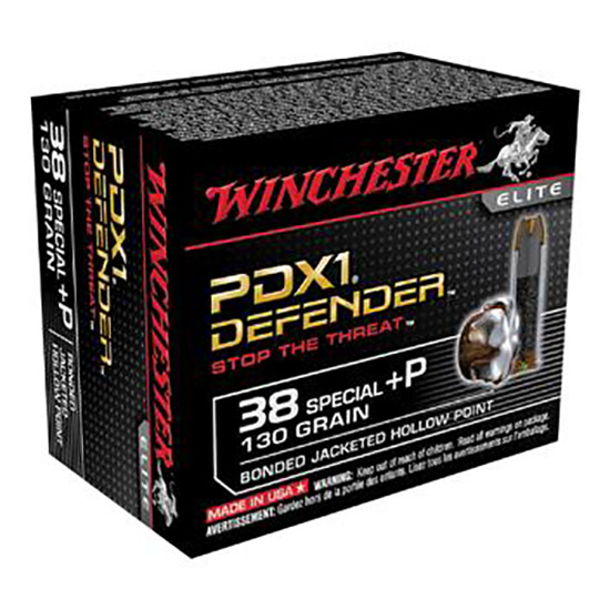 WIN PDX1 DEFENDER 38SPL 130GR 20/10 - Ammunition